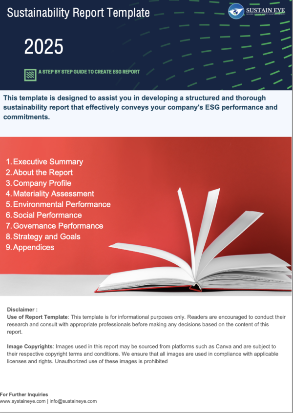 Sustainability Report Template